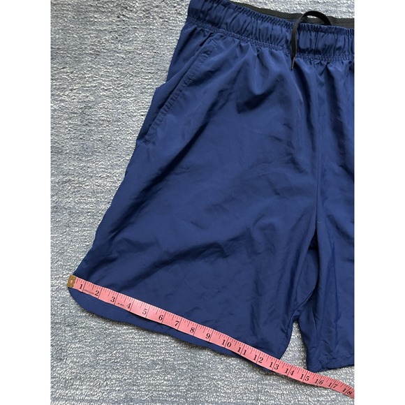 Nike Dri-FIT Training Shorts Men's Size Large – Navy Blue Athletic Shorts - Picture 3 of 10
